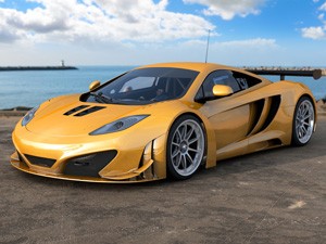 yellow sportcar